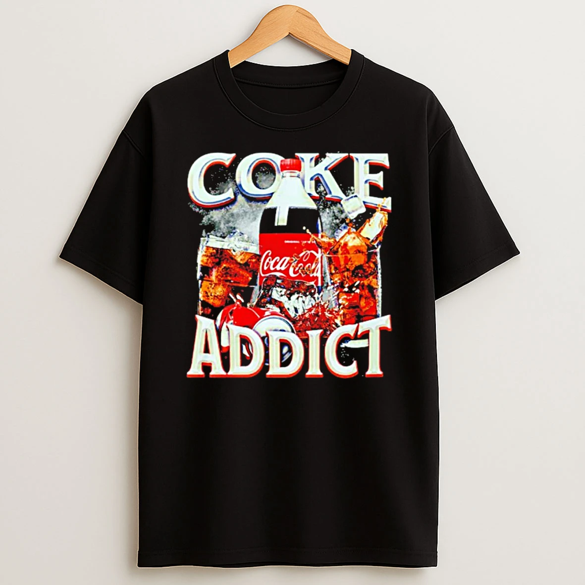 Coke Addict Graphic Tshirt Hoodie