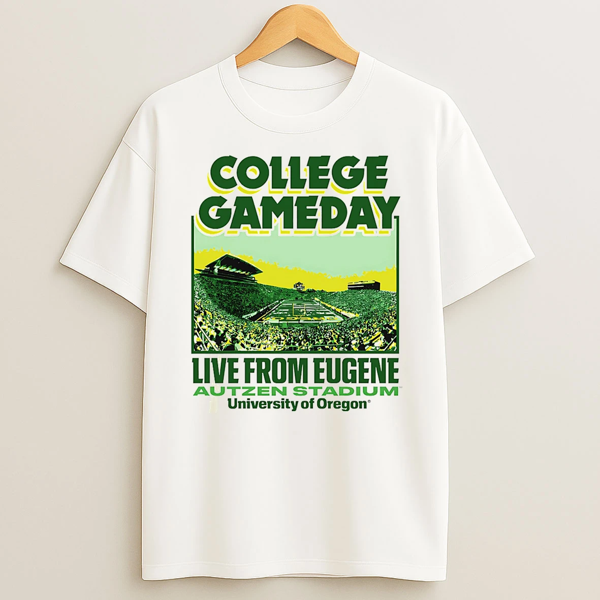 College Gameday Live From Eugene Oregon Tshirt Hoodie