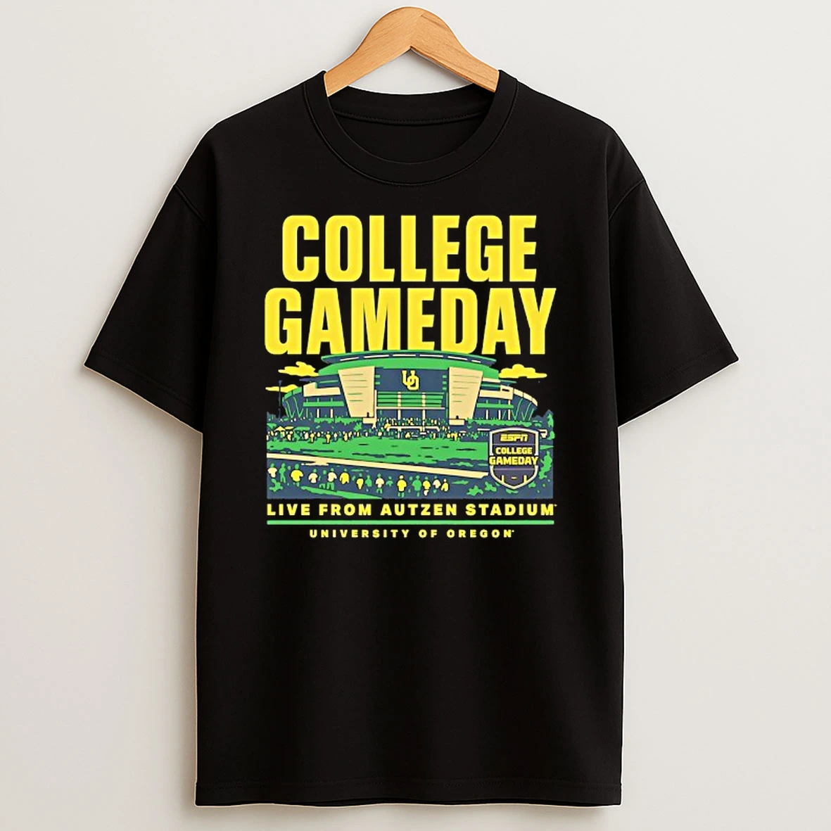 College Gameday Oregon Ducks Live From Autzen Stadium Tshirt Hoodie