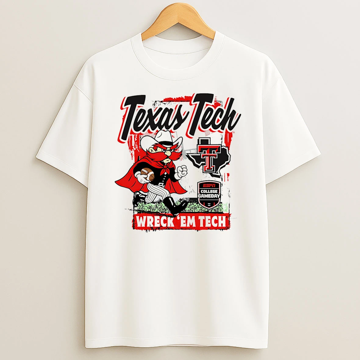 College Gameday Texas Tech Classic Runner Wreck Em Tech Tshirt Hoodie