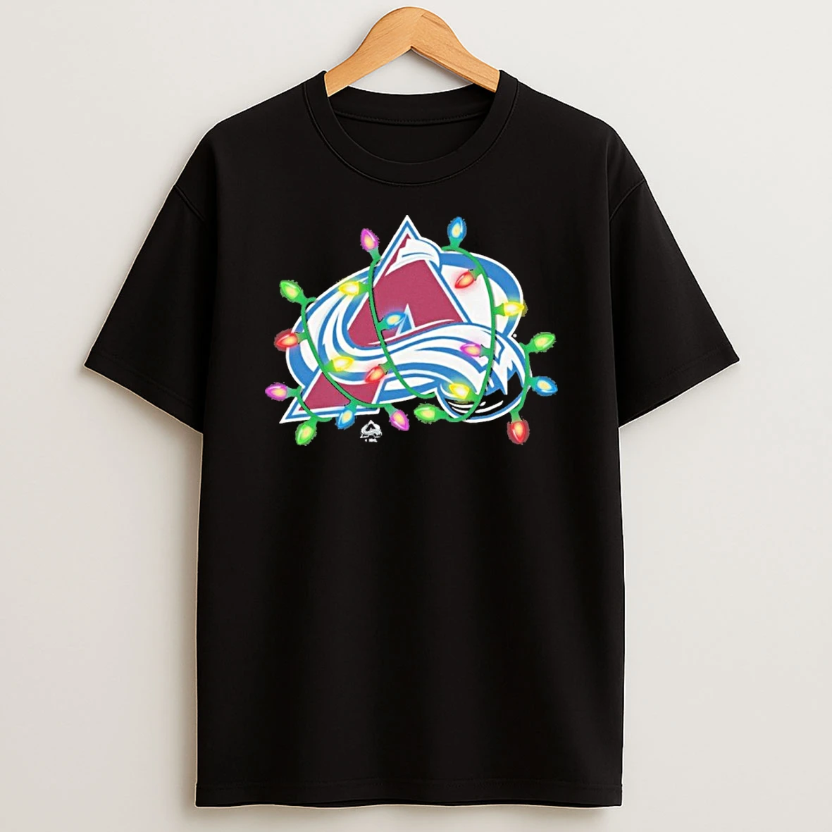 Colorado Avalanche Logo Lights Christmas Tshirt Hoodie