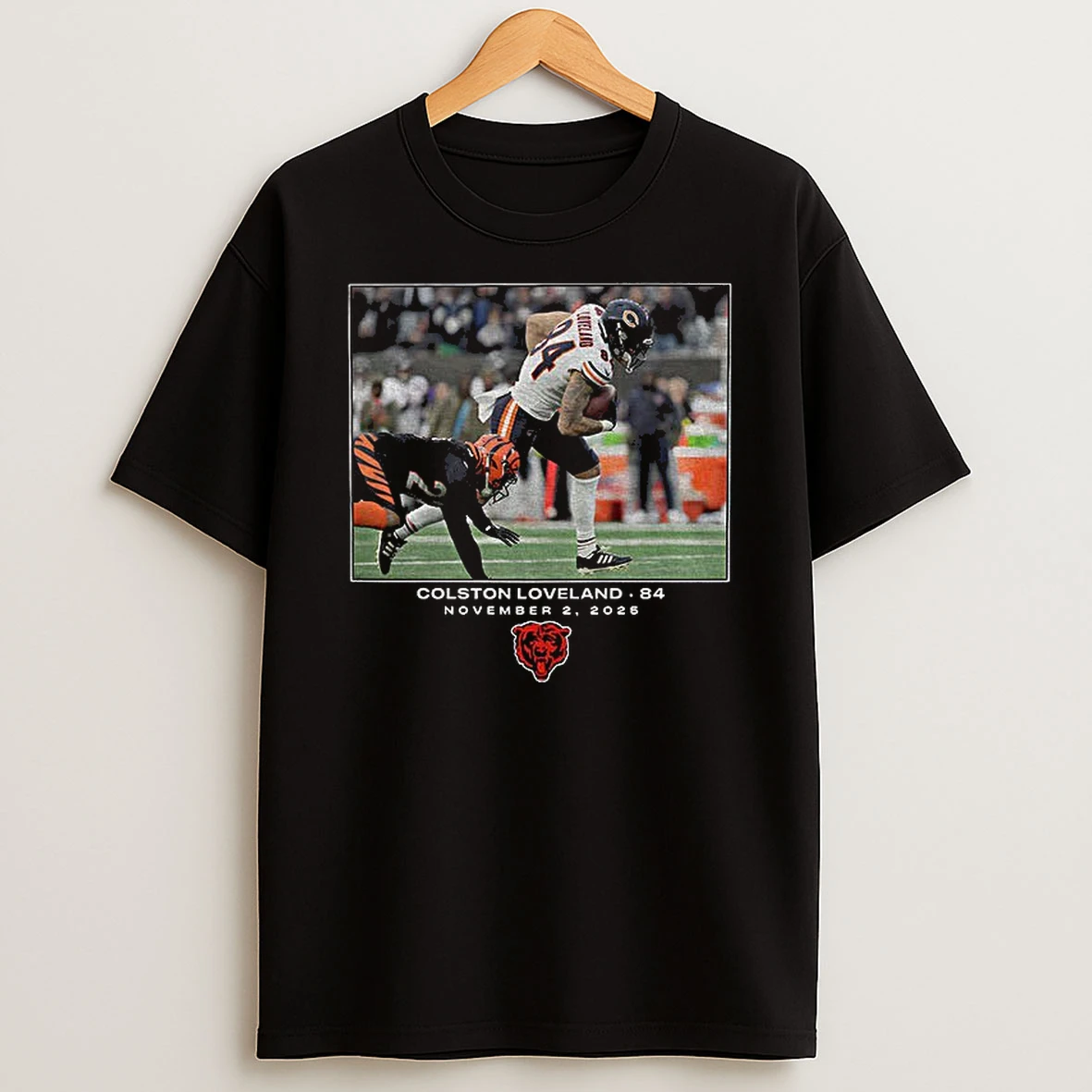 Colston Loveland Chicago Bears Nfl Flash Features Week 9 84 November 2 2025 Photo Tshirt Hoodie