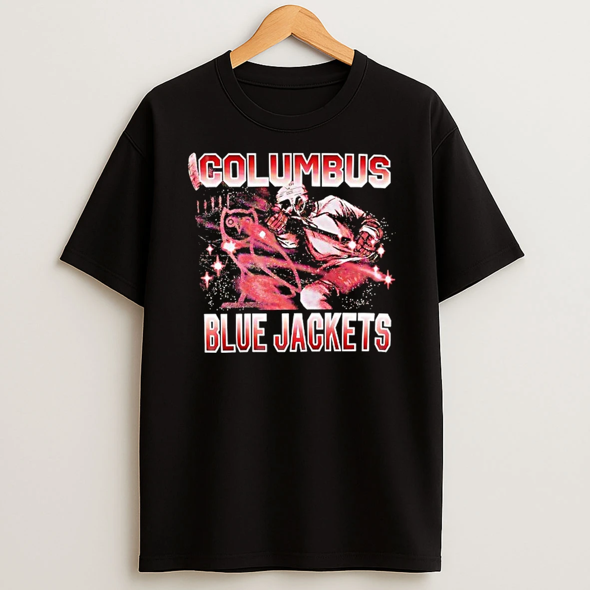 Columbus Blue Jackets Hockey X Ovo Nhl Graphic Tshirt Hoodie