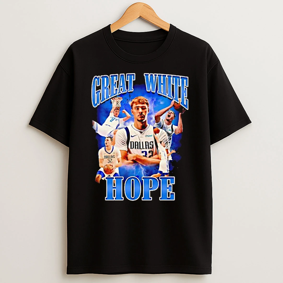 Cooper Flagg Dallas Mavericks Great White Hope Tshirt Hoodie