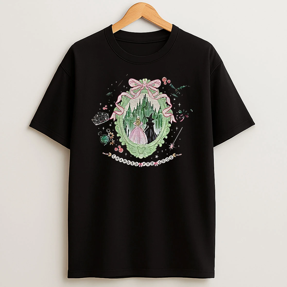 Coquette Bow Wicked Change For Good Halloween Tshirt Hoodie