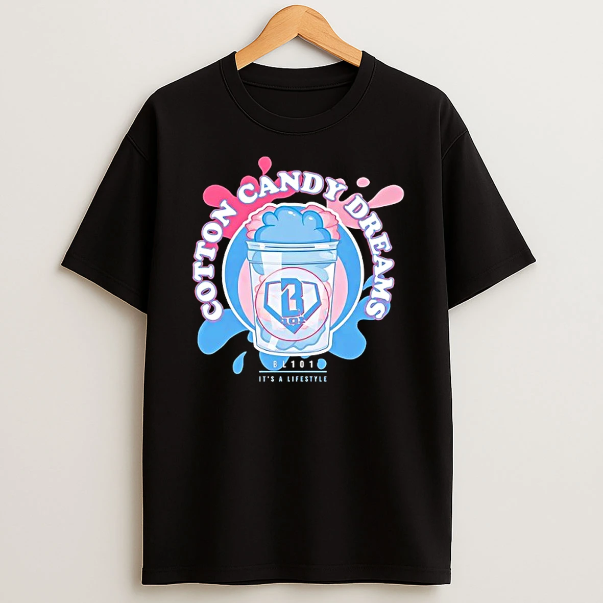 Cotton Candy Dreams Tshirt Hoodie
