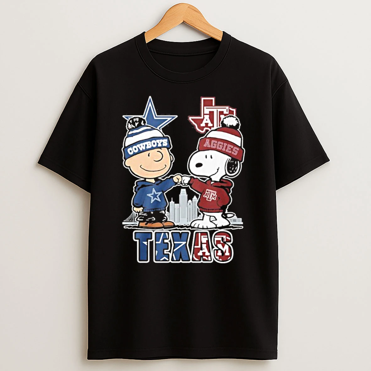 Cowboys And Am Texas X The Peanuts Tshirt Hoodie