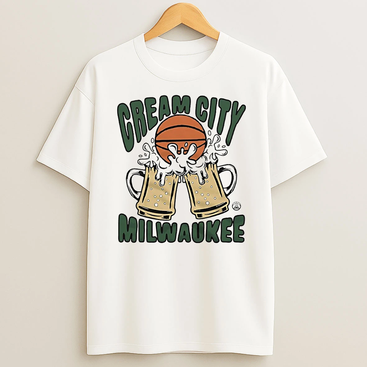Cream City Milwaukee Bucks Nba City Beer Circle Tshirt Hoodie