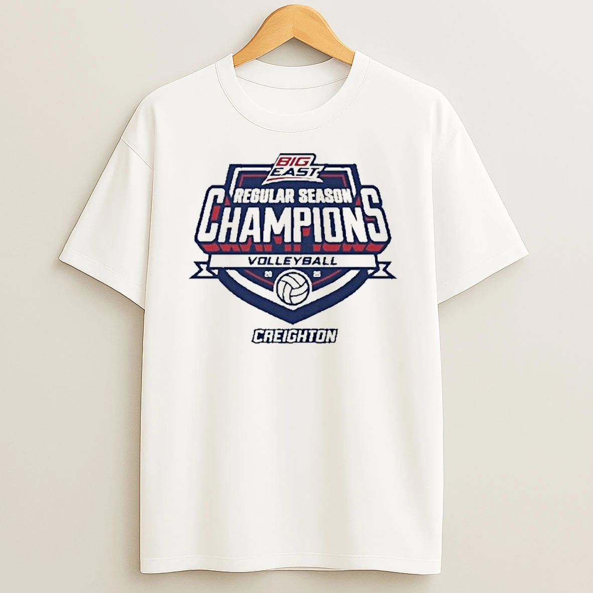 Creighton Bluejays 2025 Big East Volleyball Regular Season Champions Tshirt Hoodie