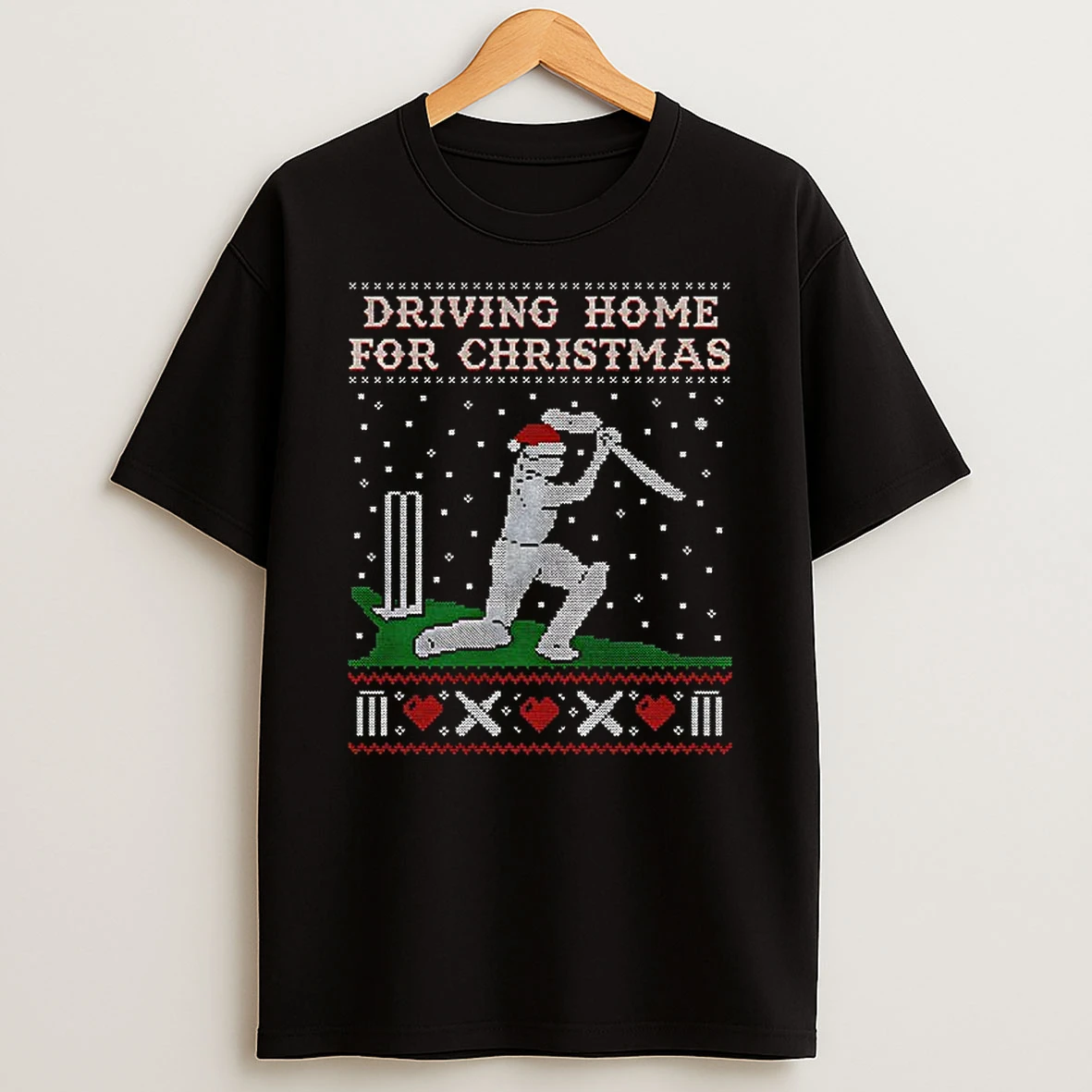 Cricket Driving Home For Christmas Tshirt Hoodie