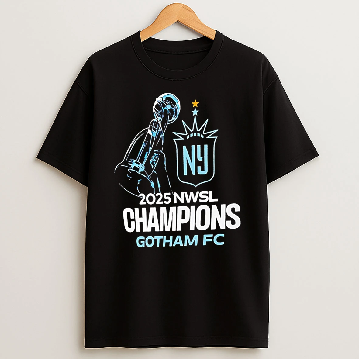 Cup Gotham Fc 2025 Nwsl Champions Tshirt Hoodie