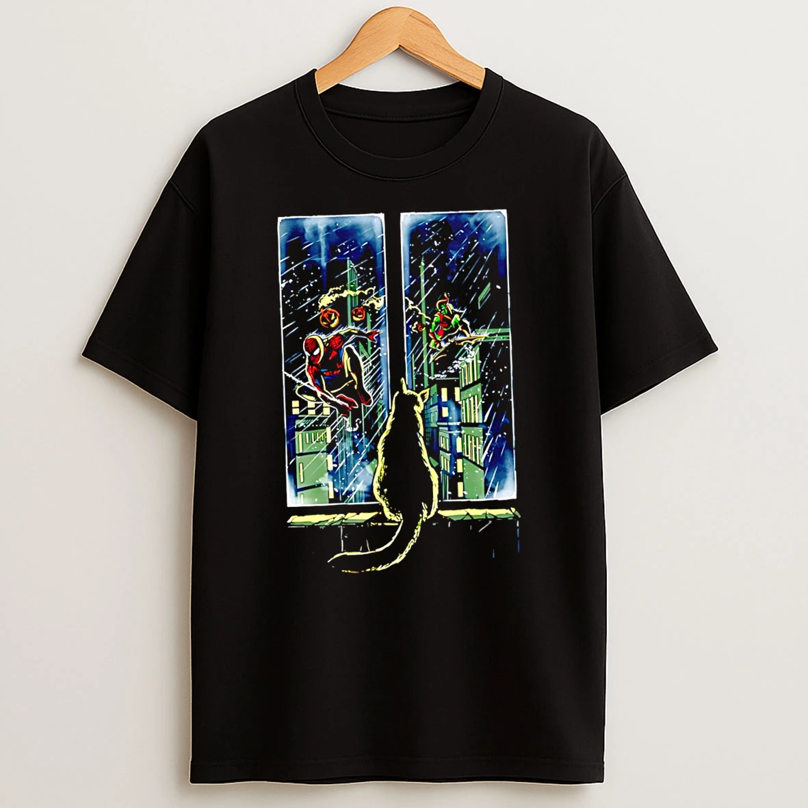 Curious Cat Superheroes Option Tshirt Hoodie