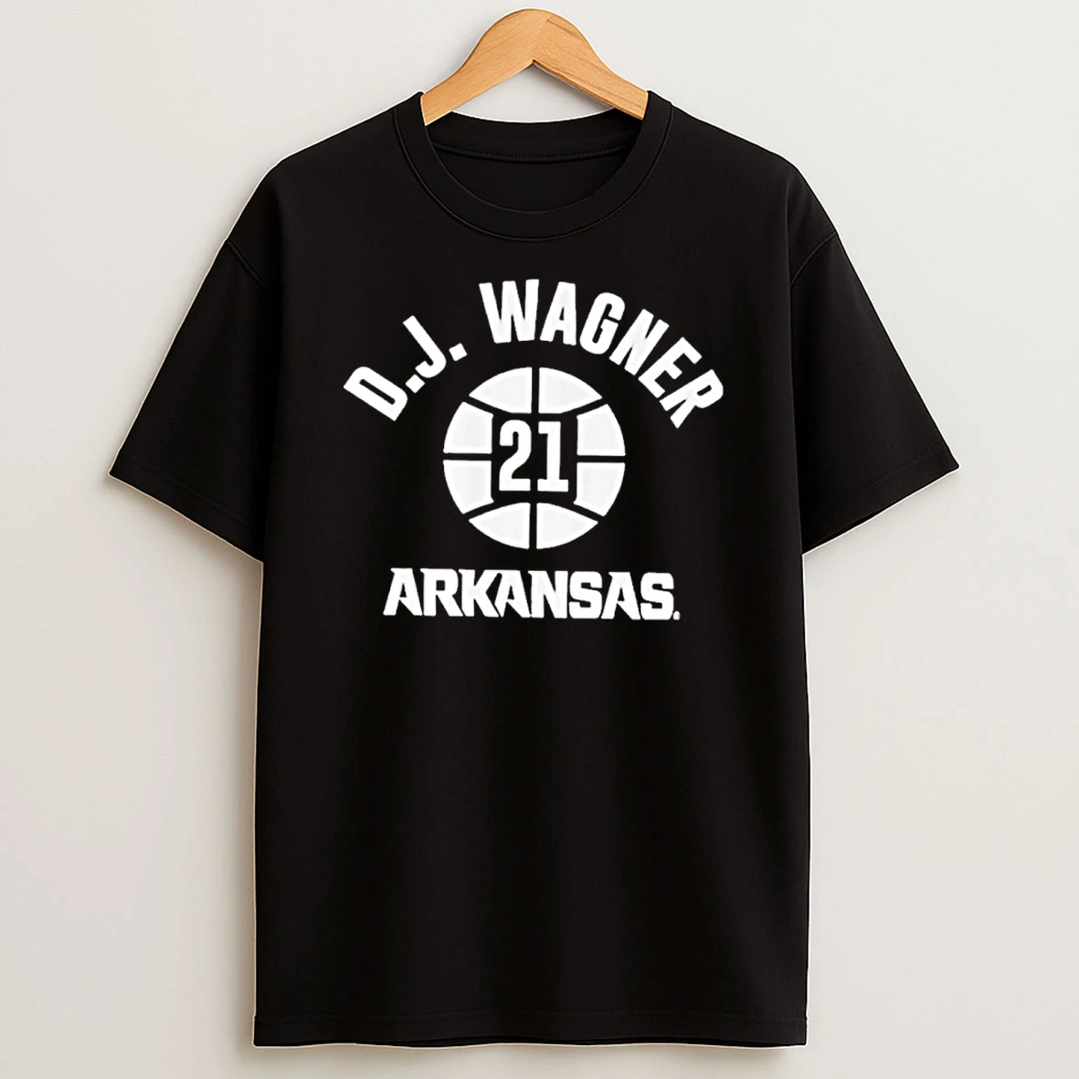 D J Wagner Arkansas Razorbacks Nba Name Number Ball Tshirt Hoodie