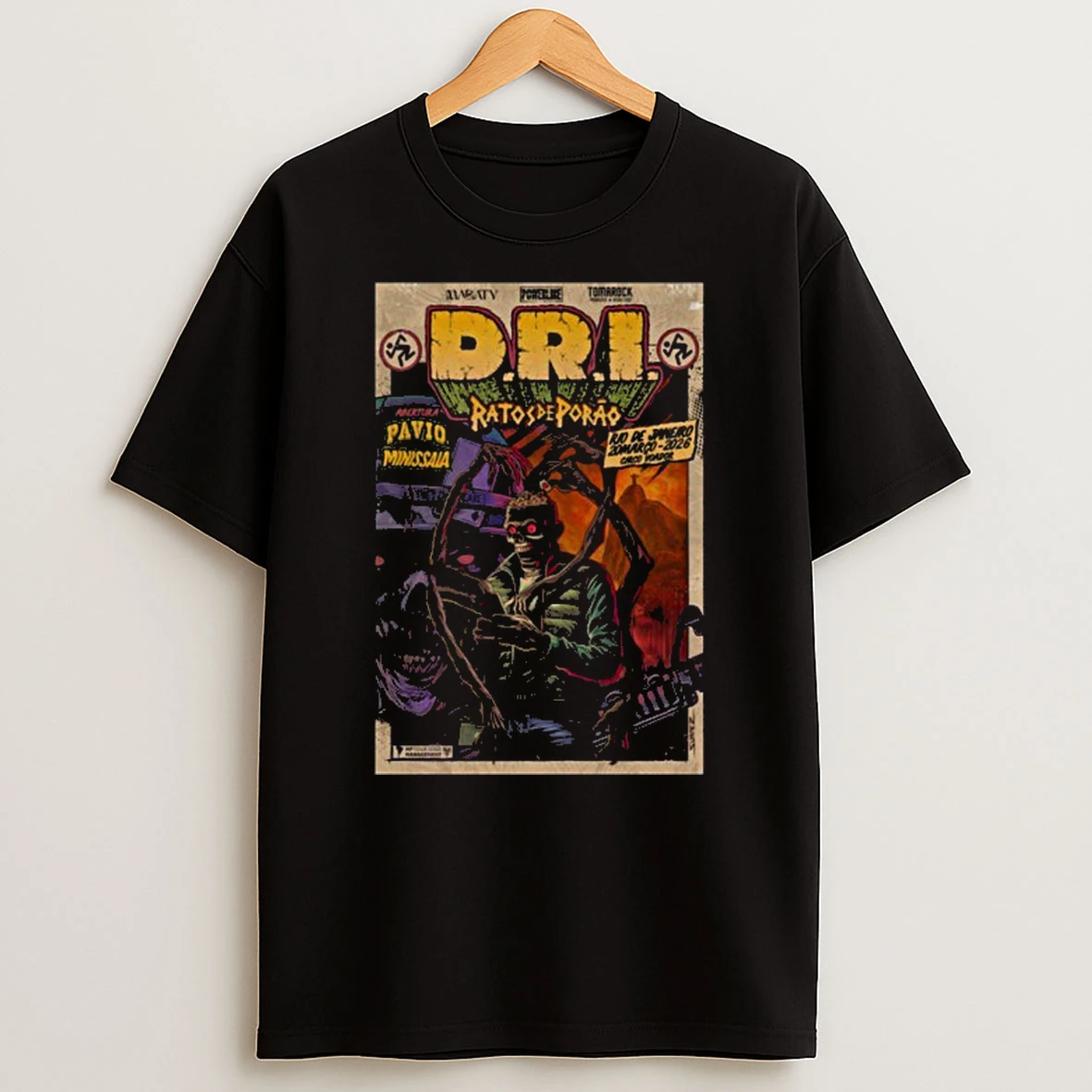 D R I Circo Voador In Rio De Janeiro March 20 2026 Tshirt Hoodie