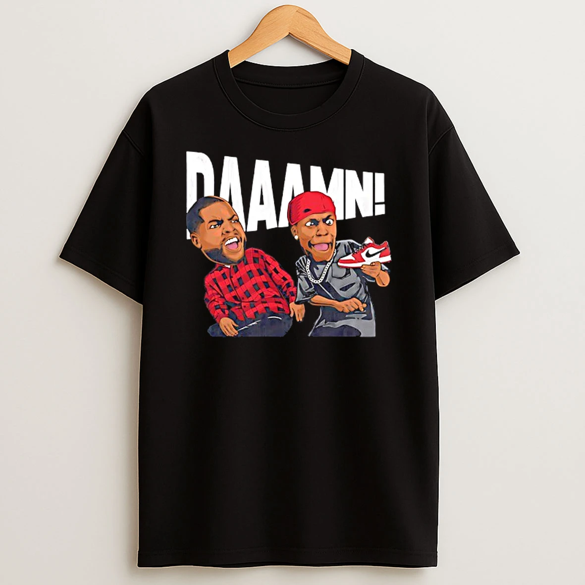 Daaamn Aj1 Chicago Tshirt Hoodie