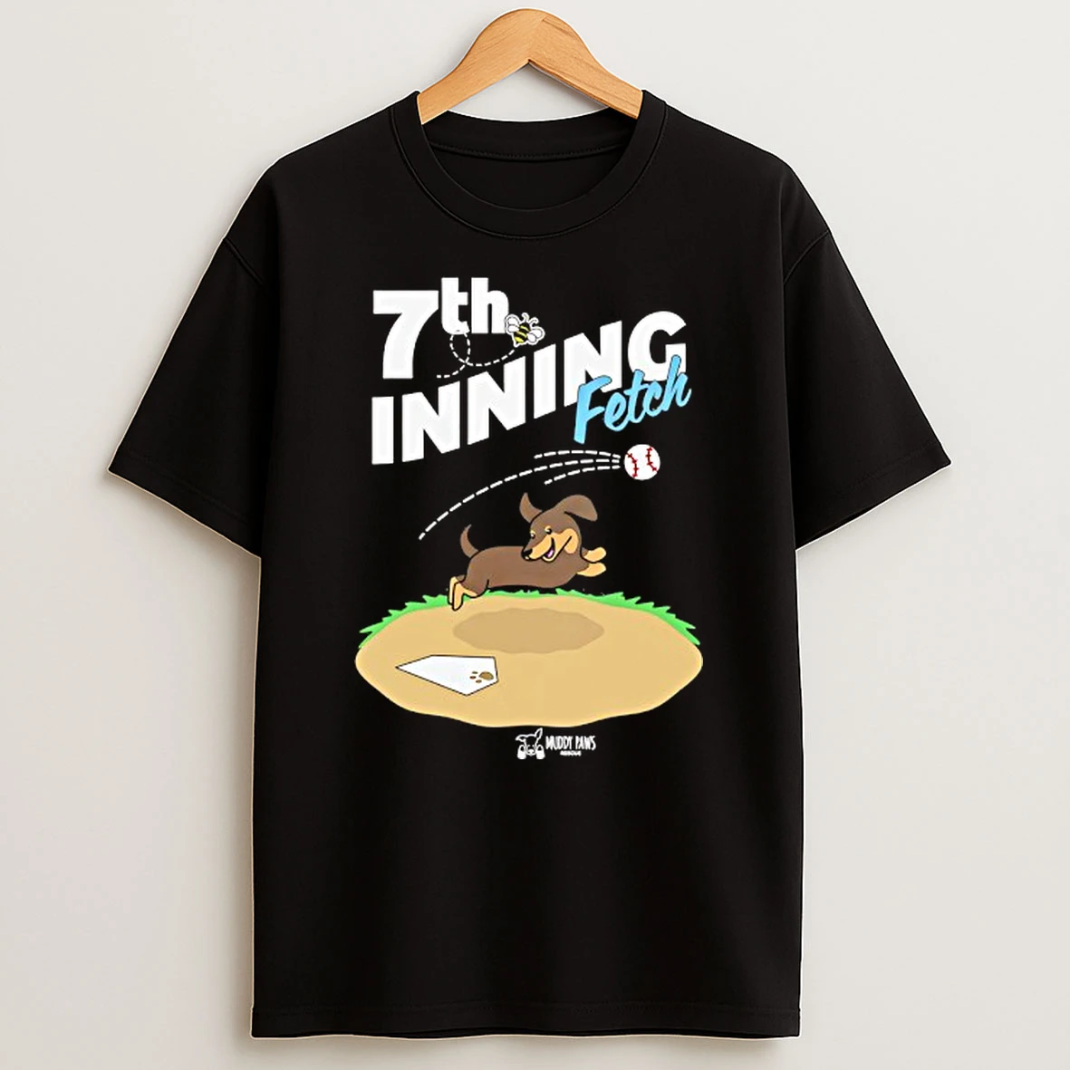 Dachshund 7th Inning Fetch Tshirt Hoodie