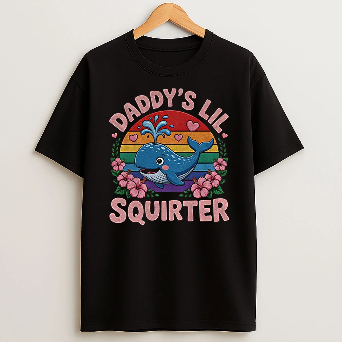 Daddys Lil Squirter Embarrassing Dank Meme Vintage Tshirt Hoodie