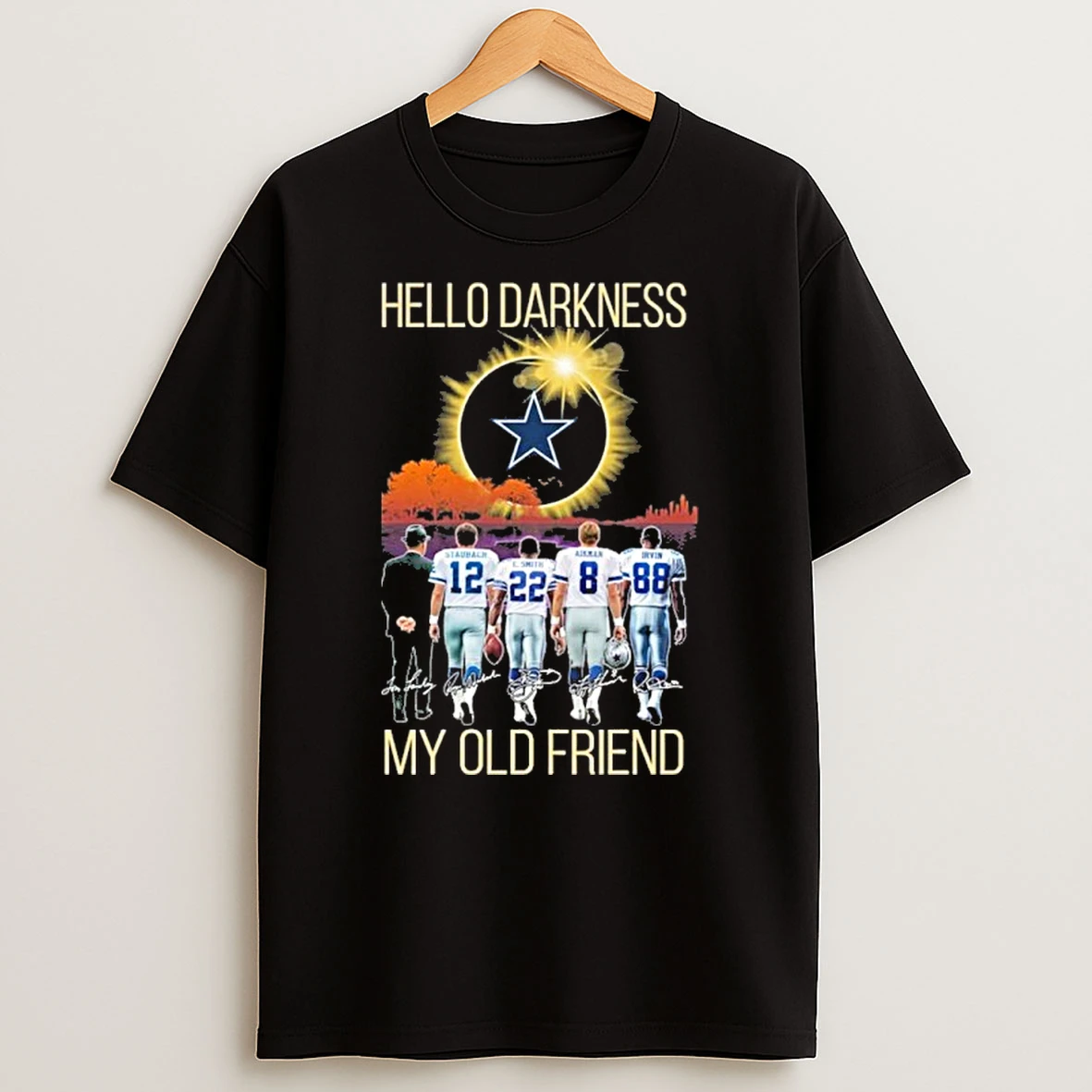 Dallas Cowboys Hello Darkness My Old Friend Tshirt Hoodie