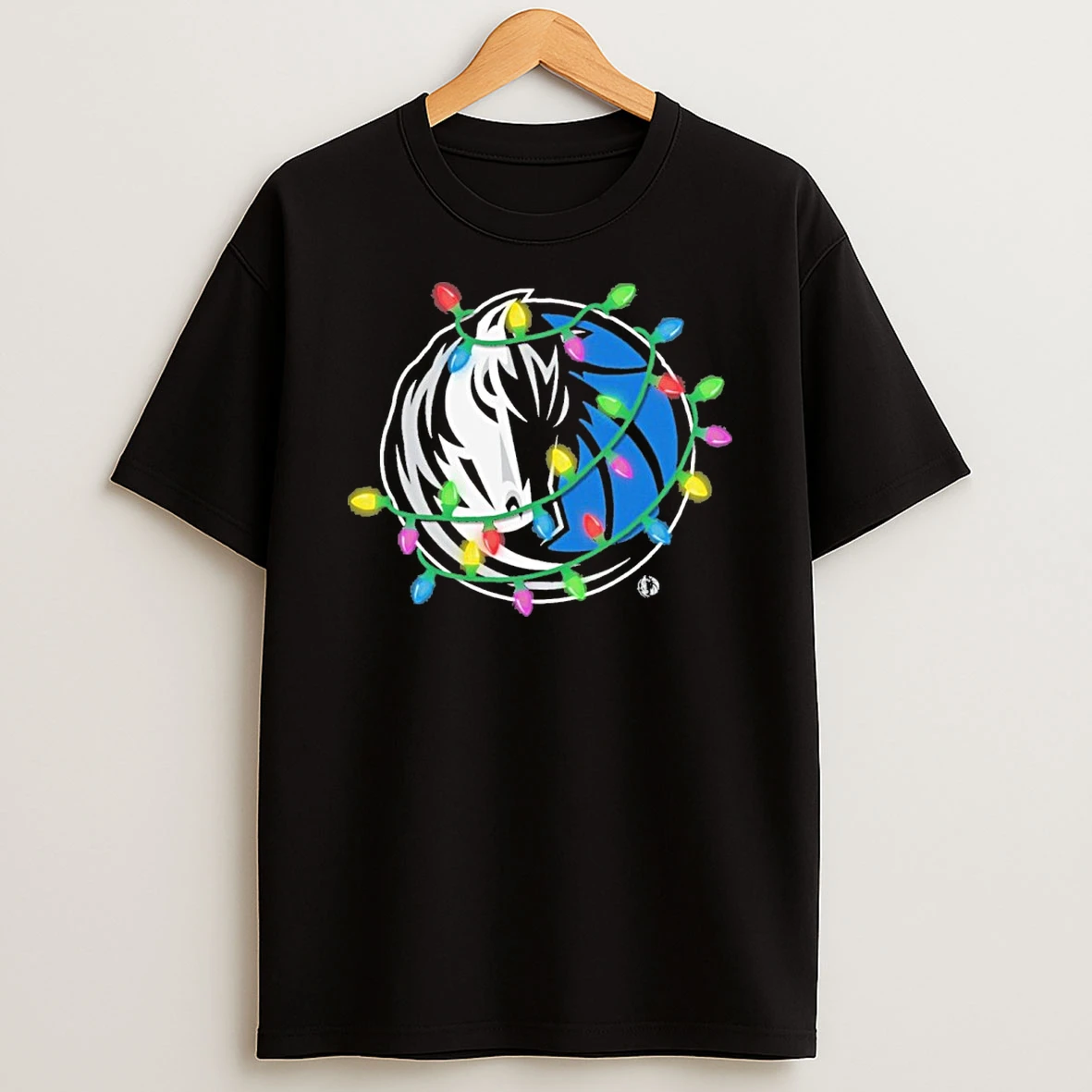 Dallas Mavericks Logo Light Christmas Tshirt Hoodie