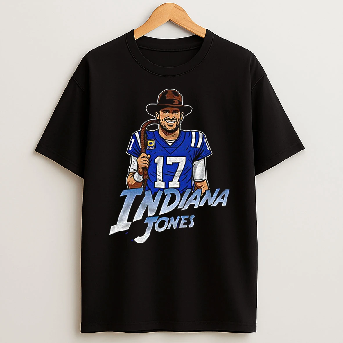 Daniel Jones Indianapolis Colts Indiana Jones Football Nfl 2025 Tshirt Hoodie