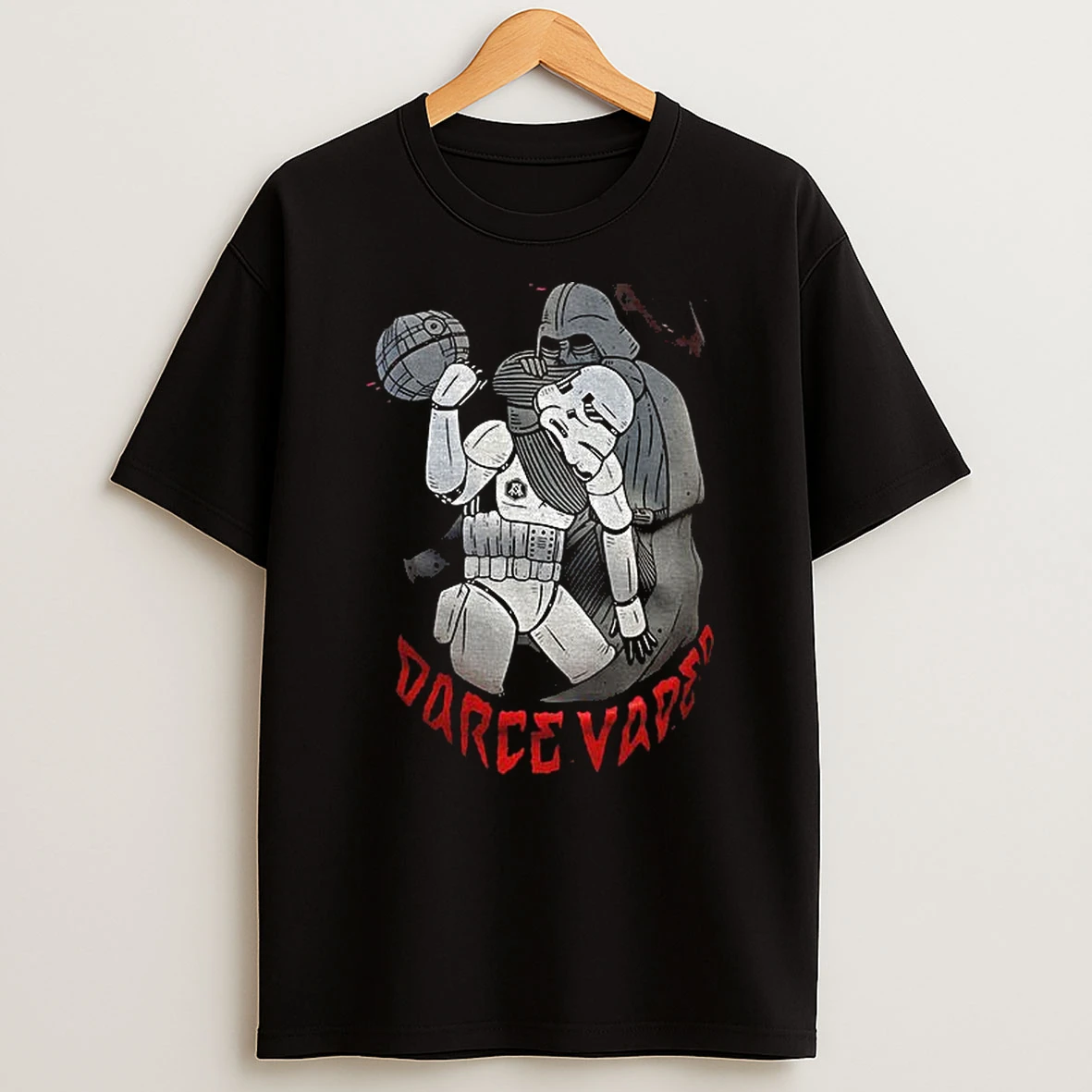 Darth Vader And Stormtrooper Star Wars Cartoon Tshirt Hoodie