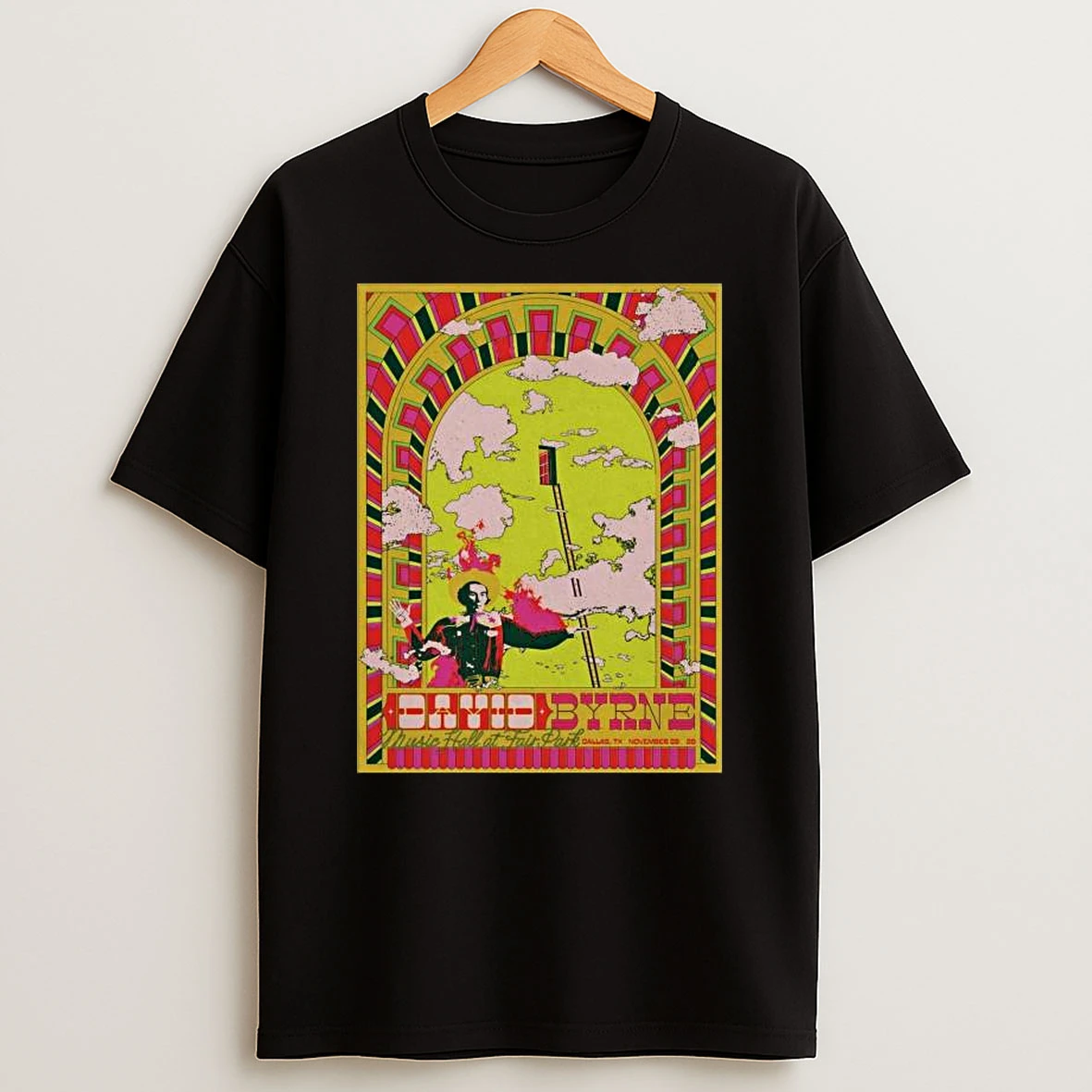David Byrne November 28 2025 Music Hall At Fair Park In Dallas Tx Tshirt Hoodie