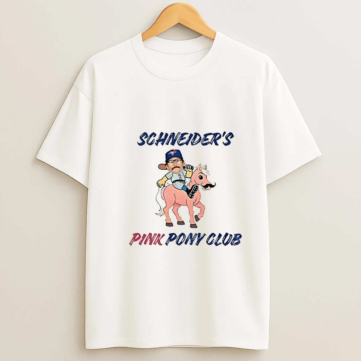 Davis Schneider Toronto Blue Jays Pink Pony Club Mlb Baseball Champions 2025 Tshirt Hoodie