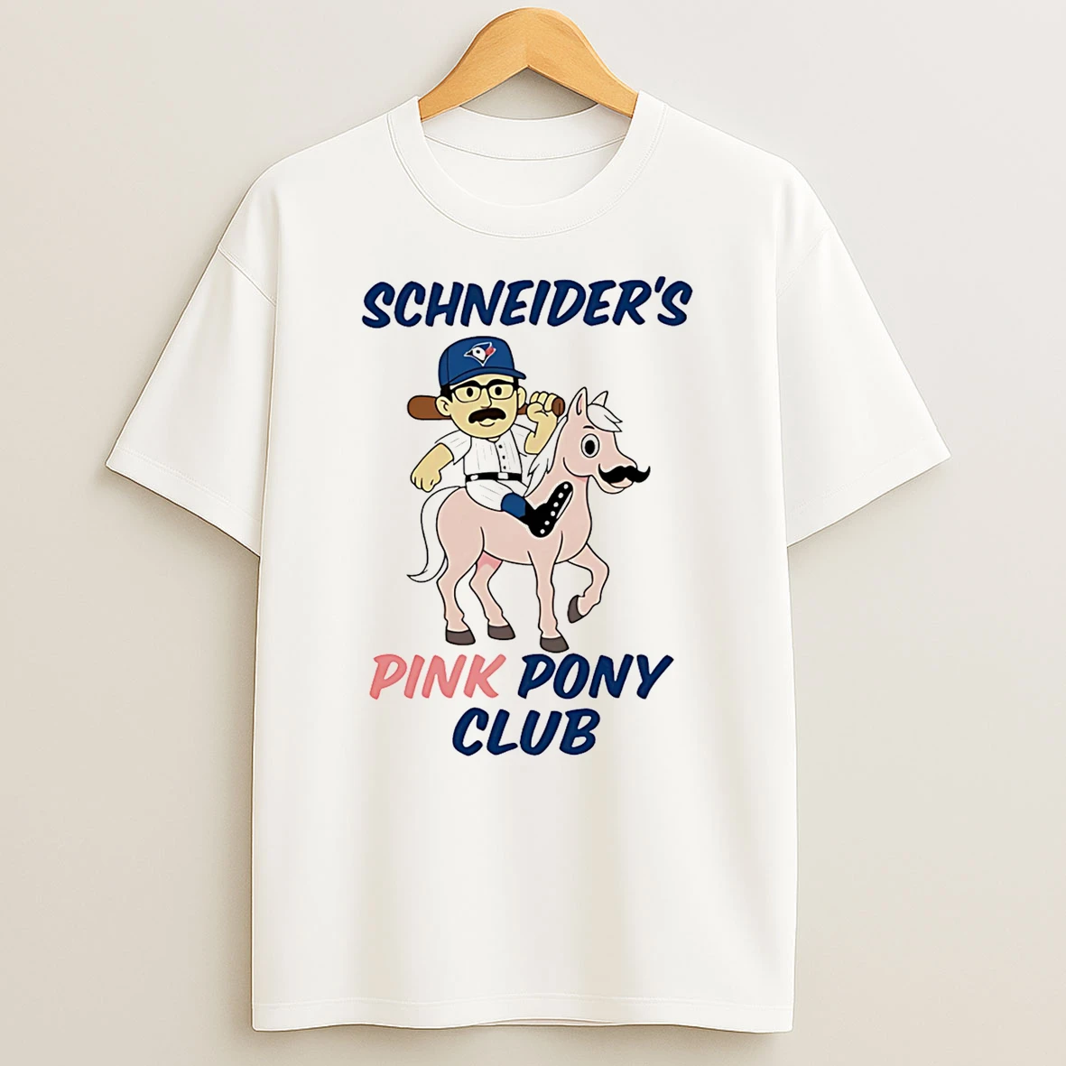 Davis Schneider Toronto Blue Jays Schneiders Pink Pony Club Tshirt Hoodie