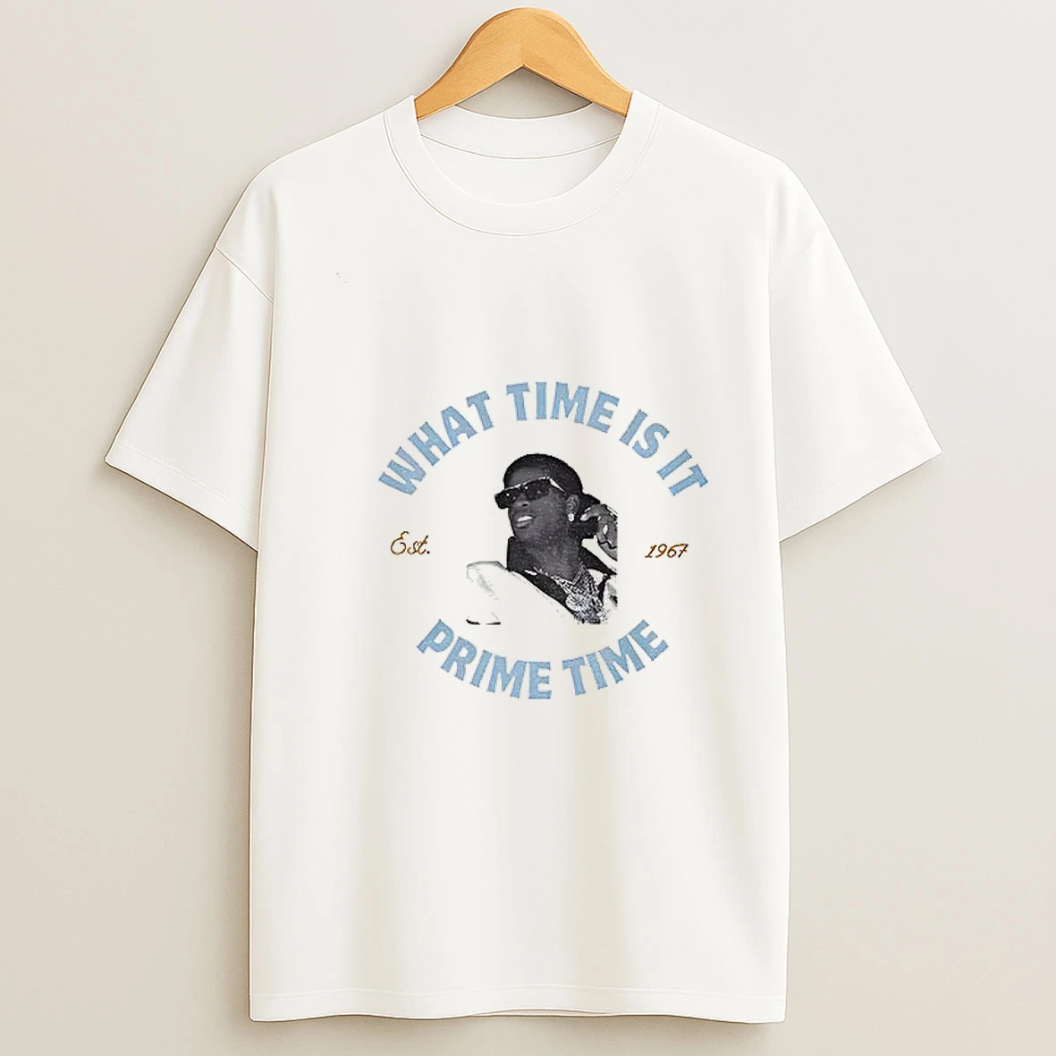 Deion Sanders Coach Prime What Time Is It Prime Time Tshirt Hoodie