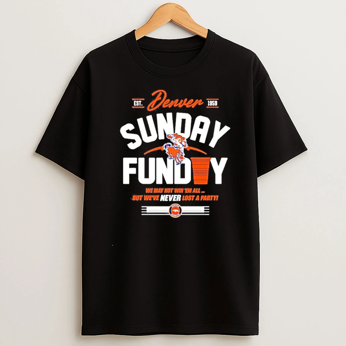 Denver Broncos Sunday Funday Football Tshirt Hoodie