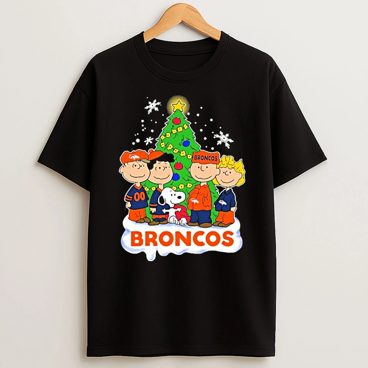 Denver Broncos X The Peanuts Christmas 2025 Tshirt Hoodie