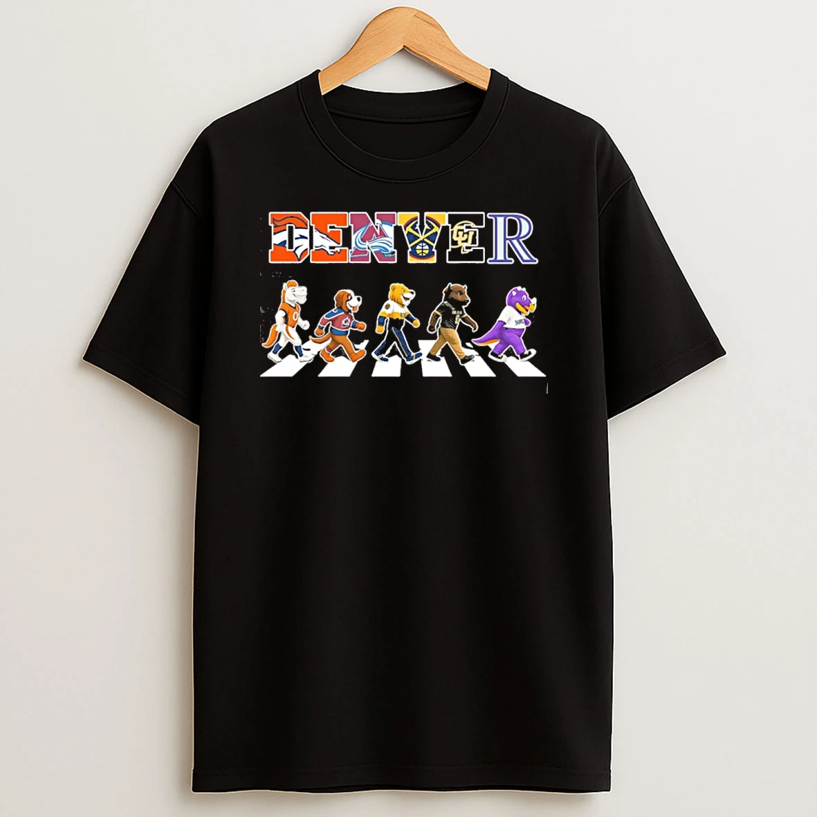 Denver Mascot Abbey Road Tshirt Hoodie