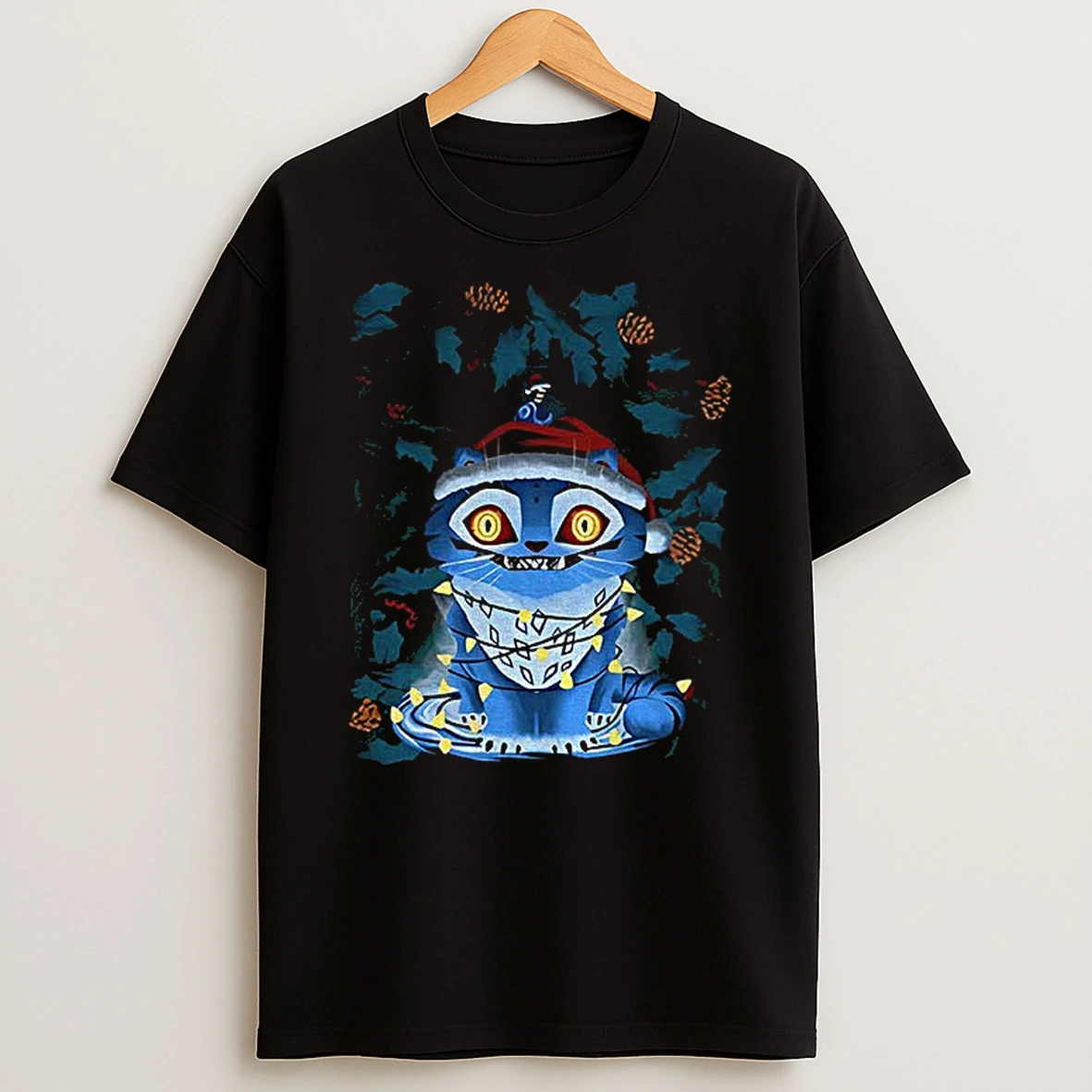 Derpy Tiger And Sussy Decorating For Christmas Supernatural Holiday Tshirt Hoodie