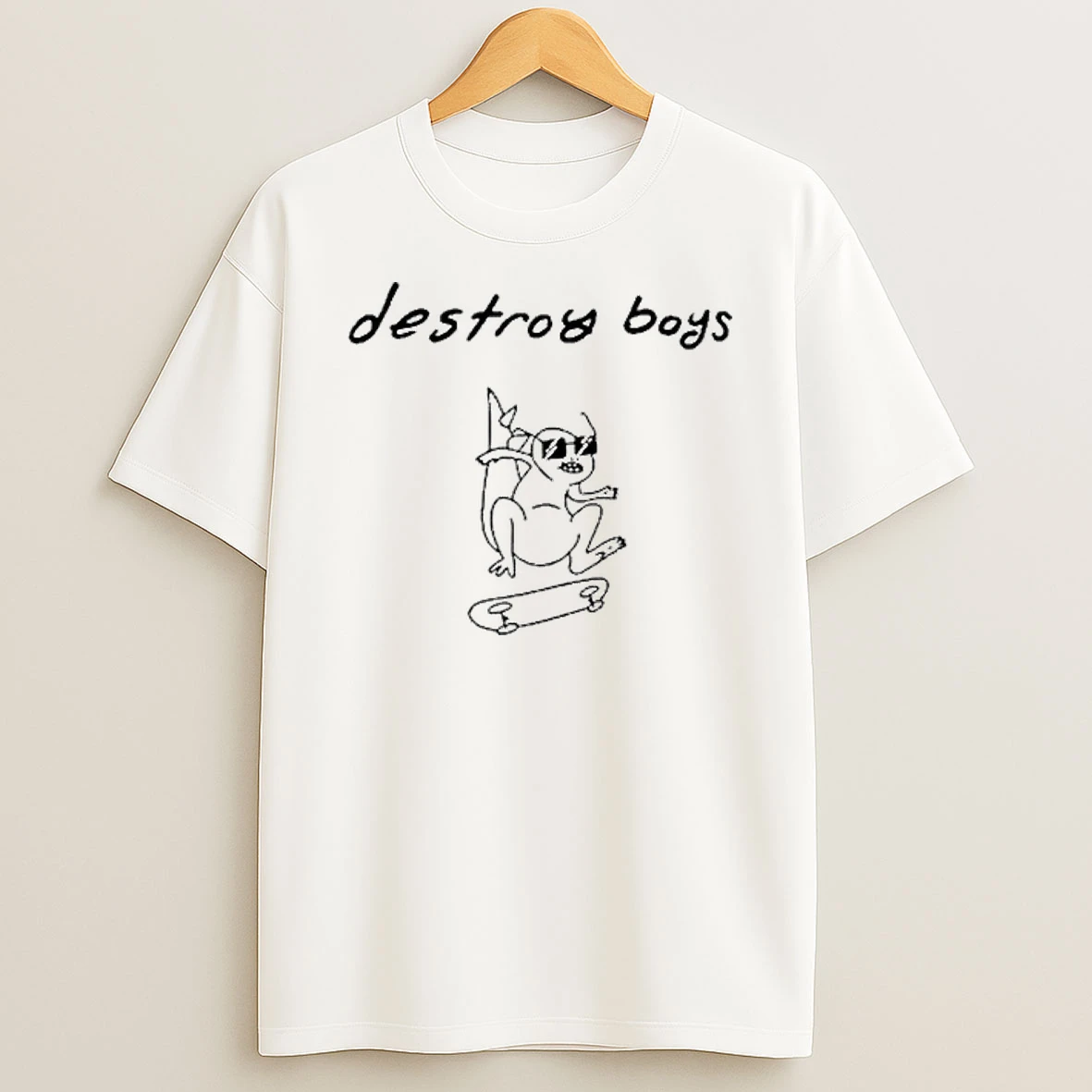 Destroy Boys Dino Skater Tshirt Hoodie