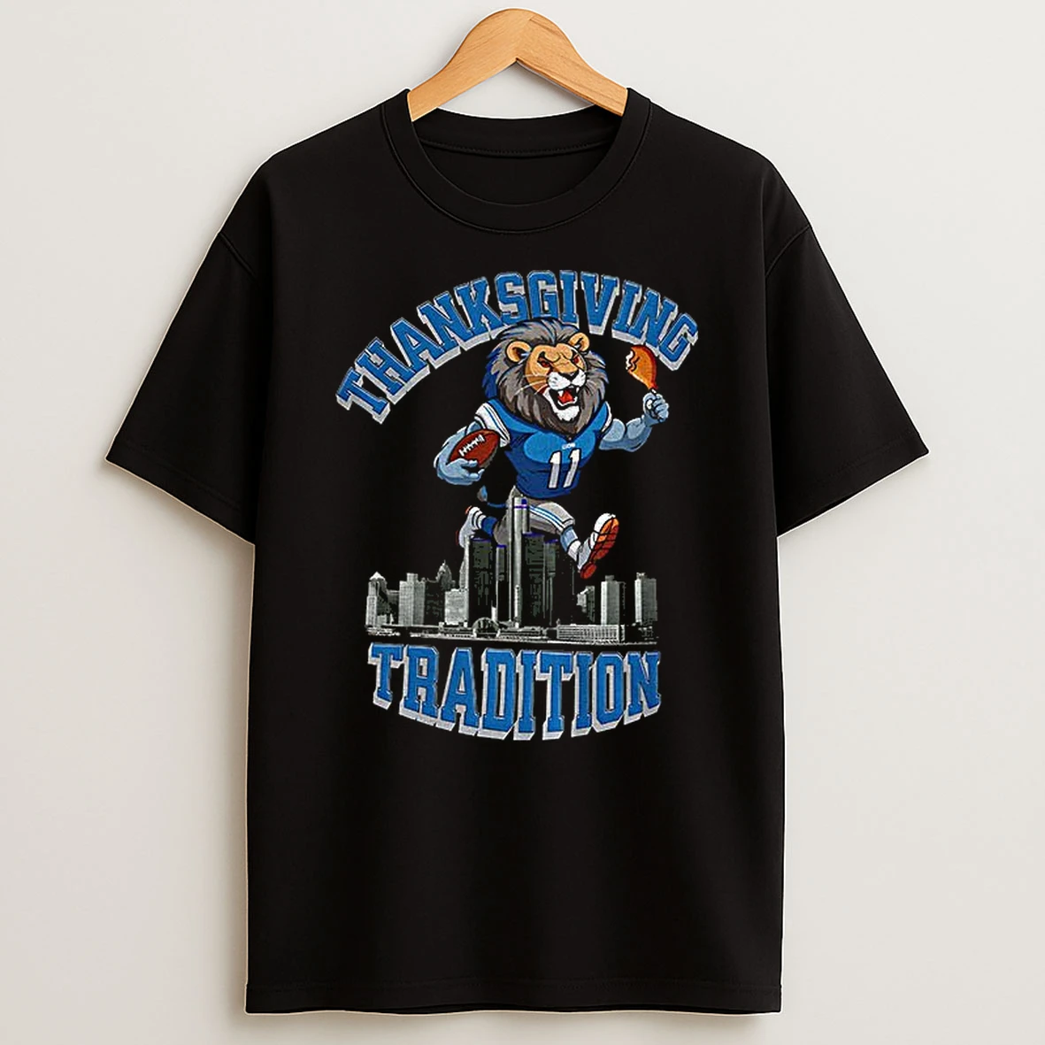 Detroit Lions Thanksgiving Game Day Tradition Nfl Football Tshirt Hoodie