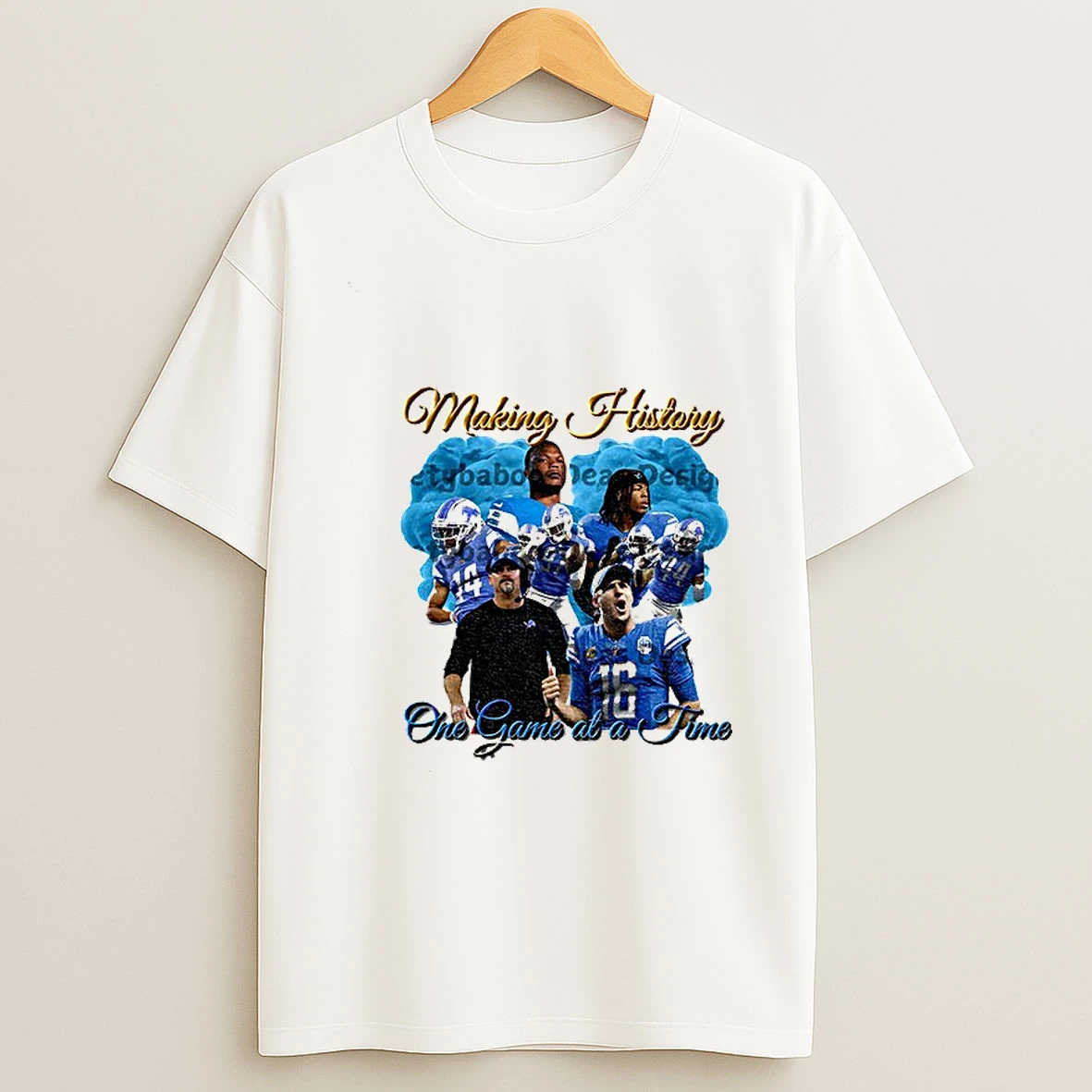 Detroit Lions Making History One Game At A Time Tshirt Hoodie