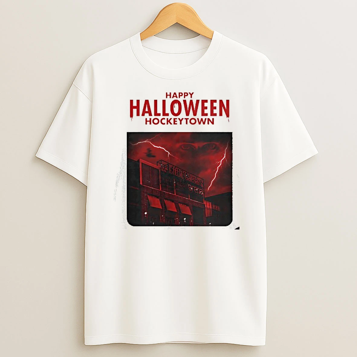 Detroit Red Wings Happy Halloween Hockeytown Tshirt Hoodie