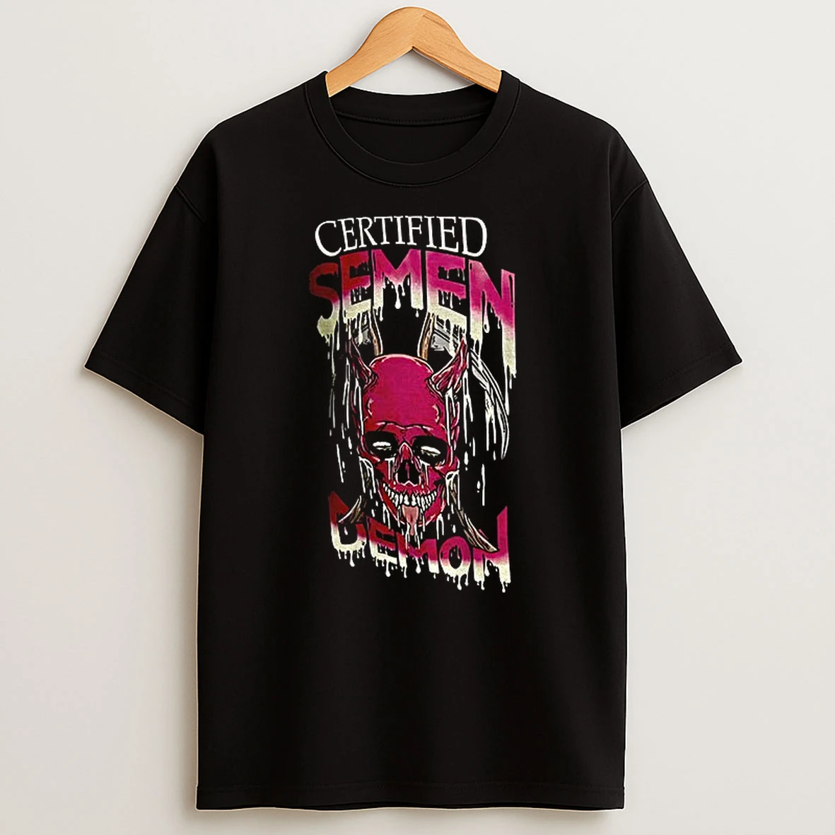Devil Certified Semen Demon Tshirt Hoodie