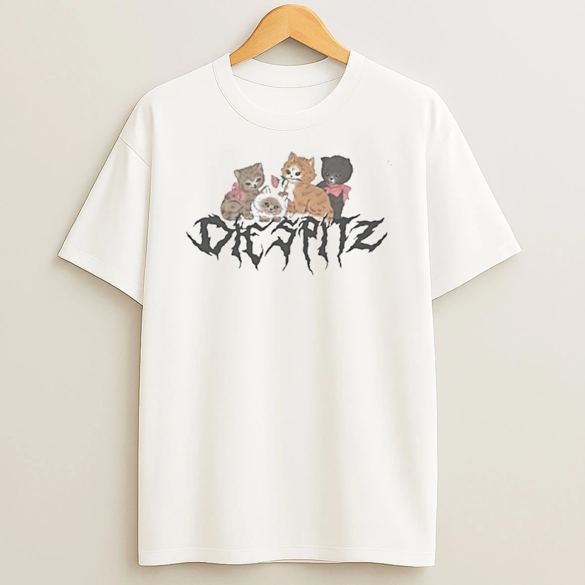Die Spitz Cat Kitten Tshirt Hoodie