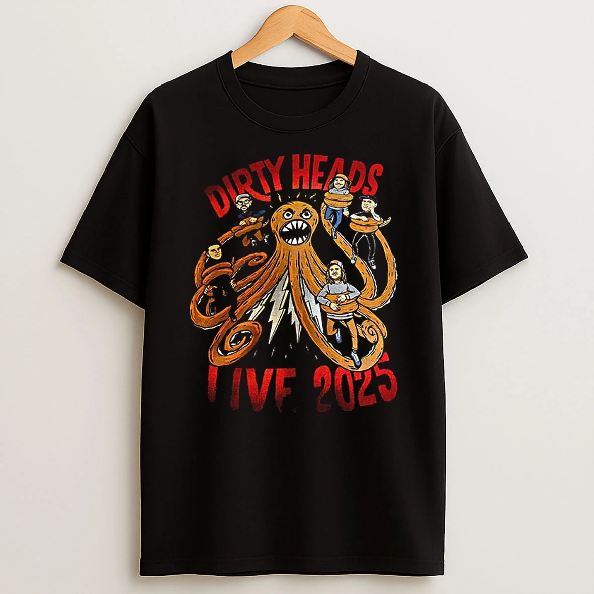 Dirty Heads Live 2025 Cartoon Tshirt Hoodie