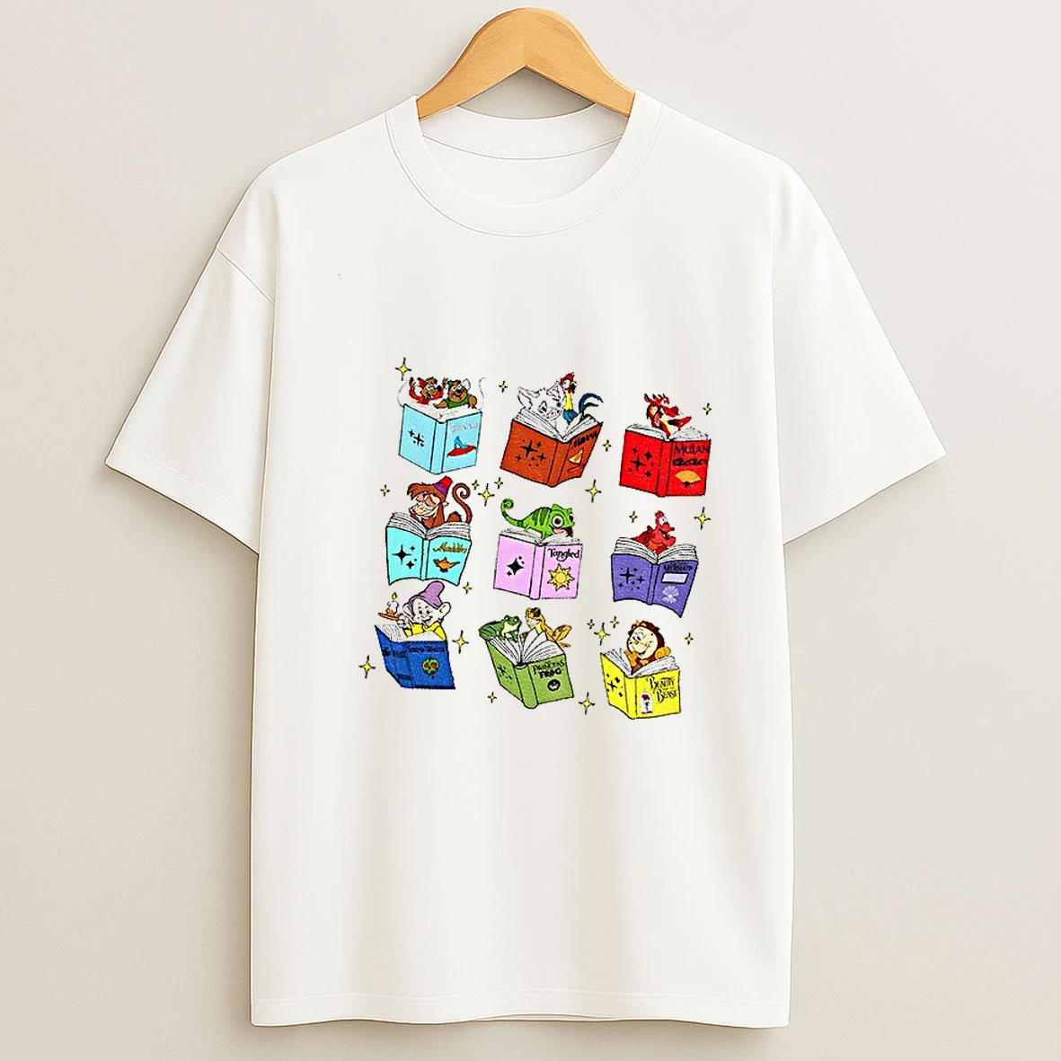 Disney Princess Sidekicks Book Club Book Lover Tshirt Hoodie