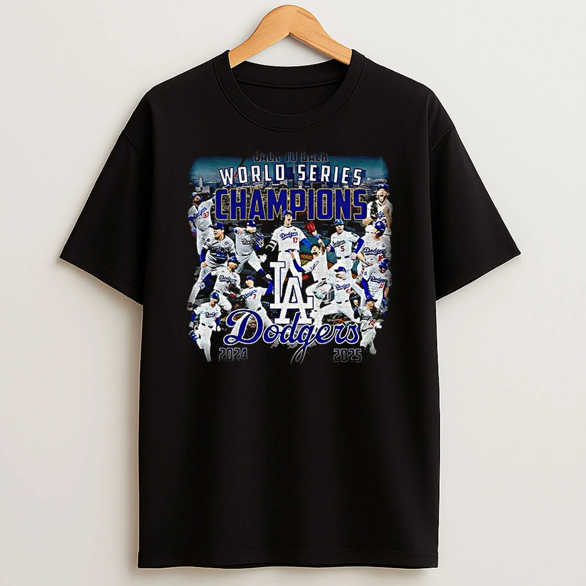 Dodgers Back To Back Champions 2024 2025 Tshirt Hoodie
