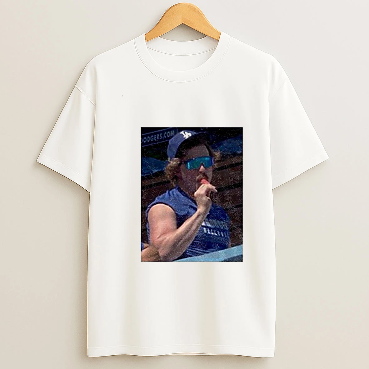 Dodgers Kike Hernandez Popsicle Photo Tshirt Hoodie