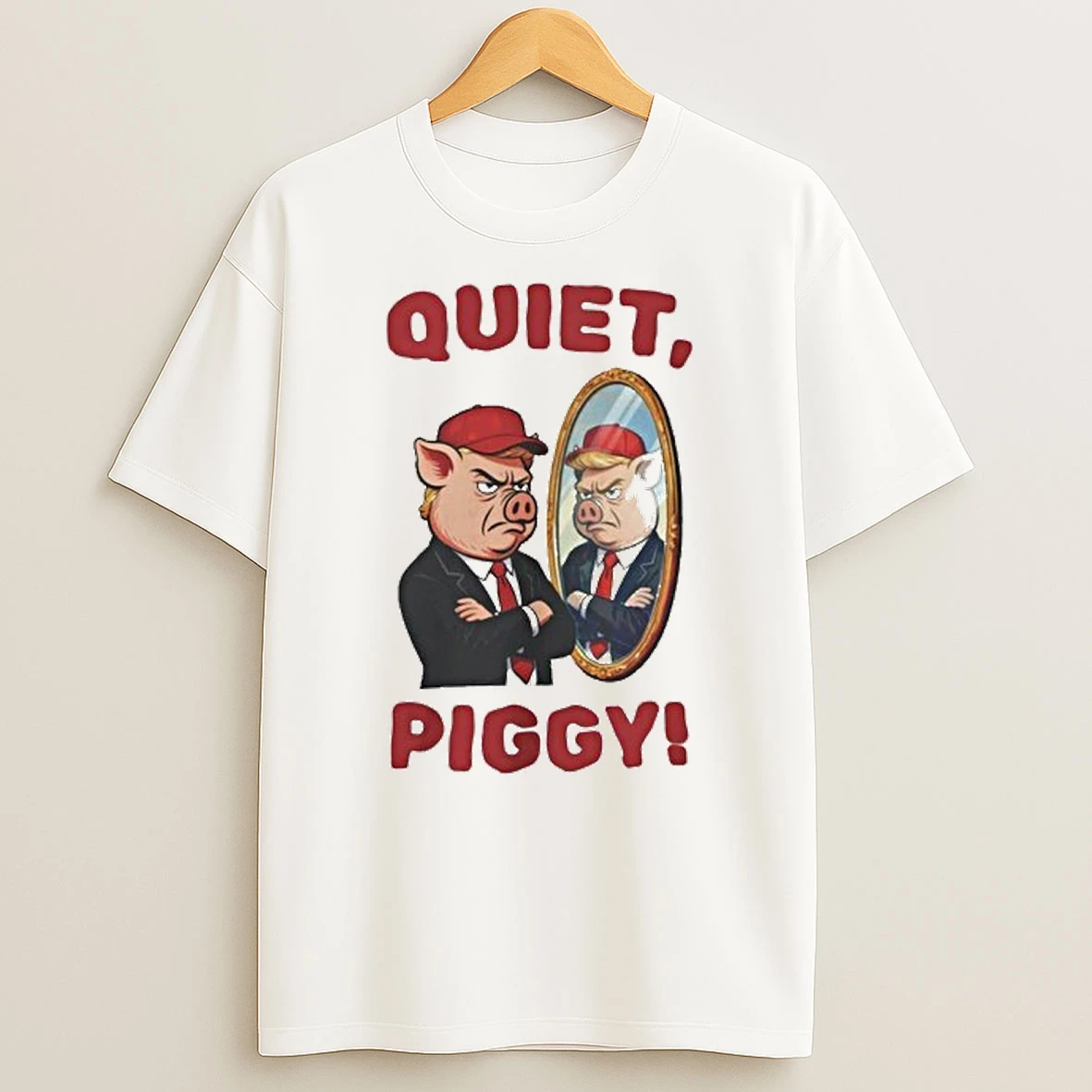Donald Trump Quiet Piggy Meme Tshirt Hoodie