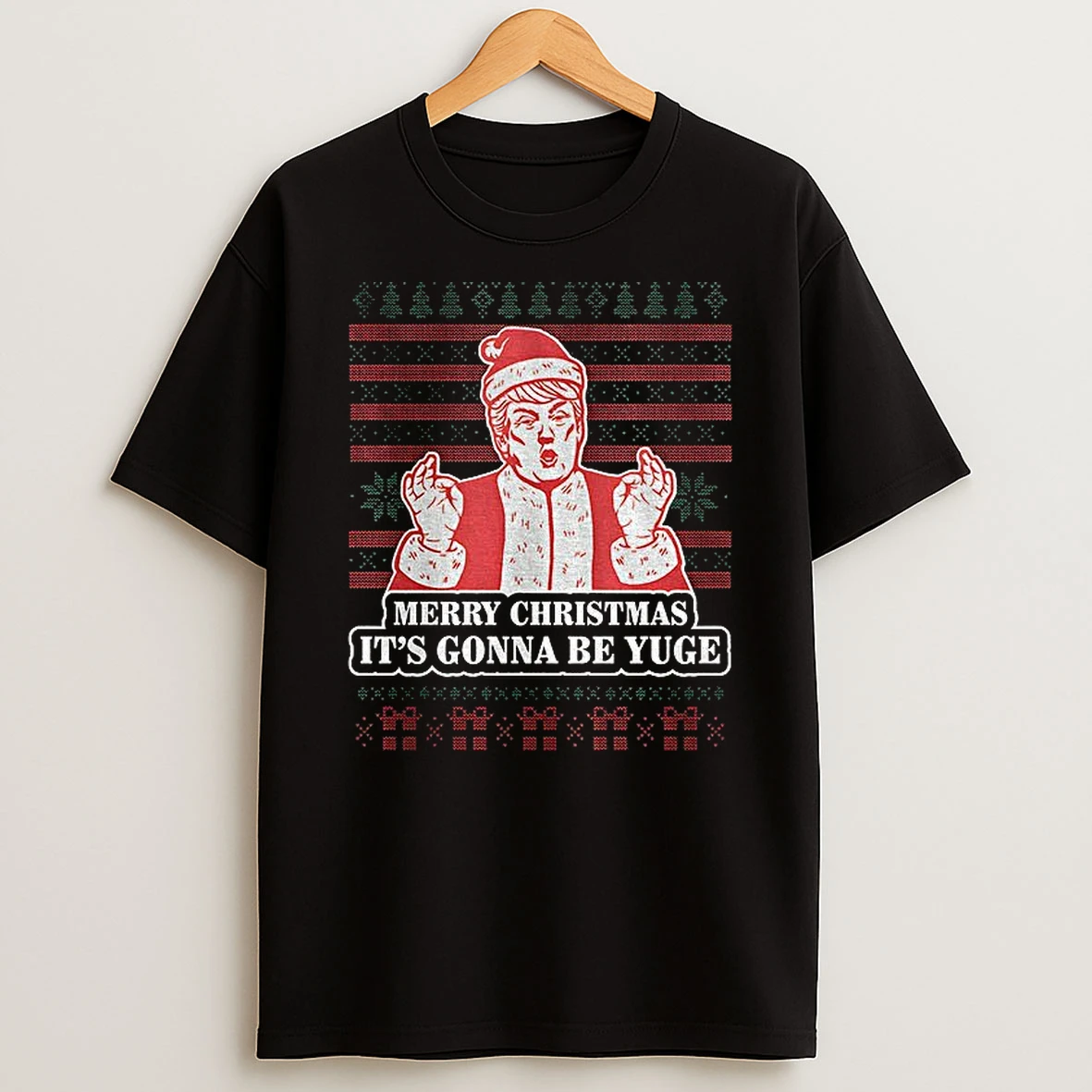 Donald Trump Santa Claus Merry Christmas Its Going To Be Yuge Tshirt Hoodie