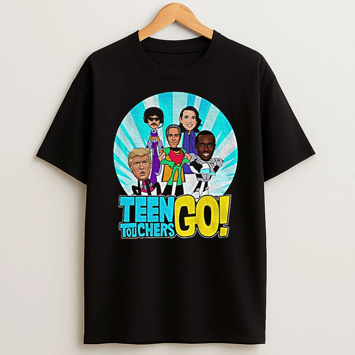 Donald Trump Teen Titans Go Teen Touchers Go Cartoon Tshirt Hoodie