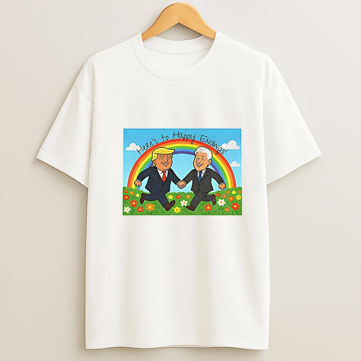 Donald Trump And Bill Clinton Blowing Bubba Big Beautiful Bill Heres To Happy Endings Tshirt Hoodie