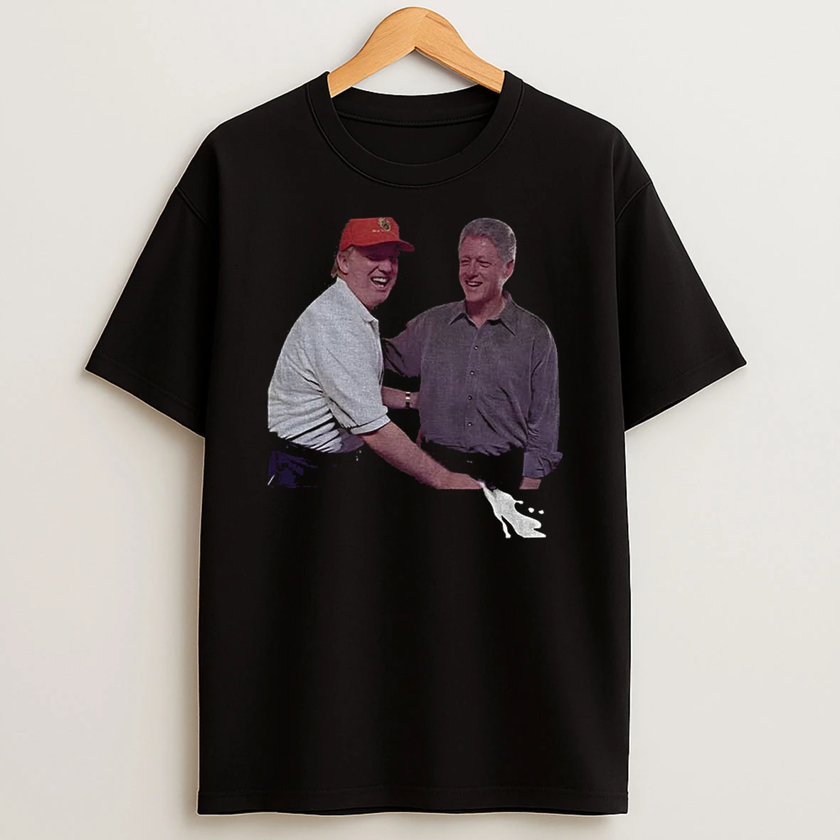 Donald Trump With Bill Clinton Trump Bubba Anti Maga America Political Tshirt Hoodie