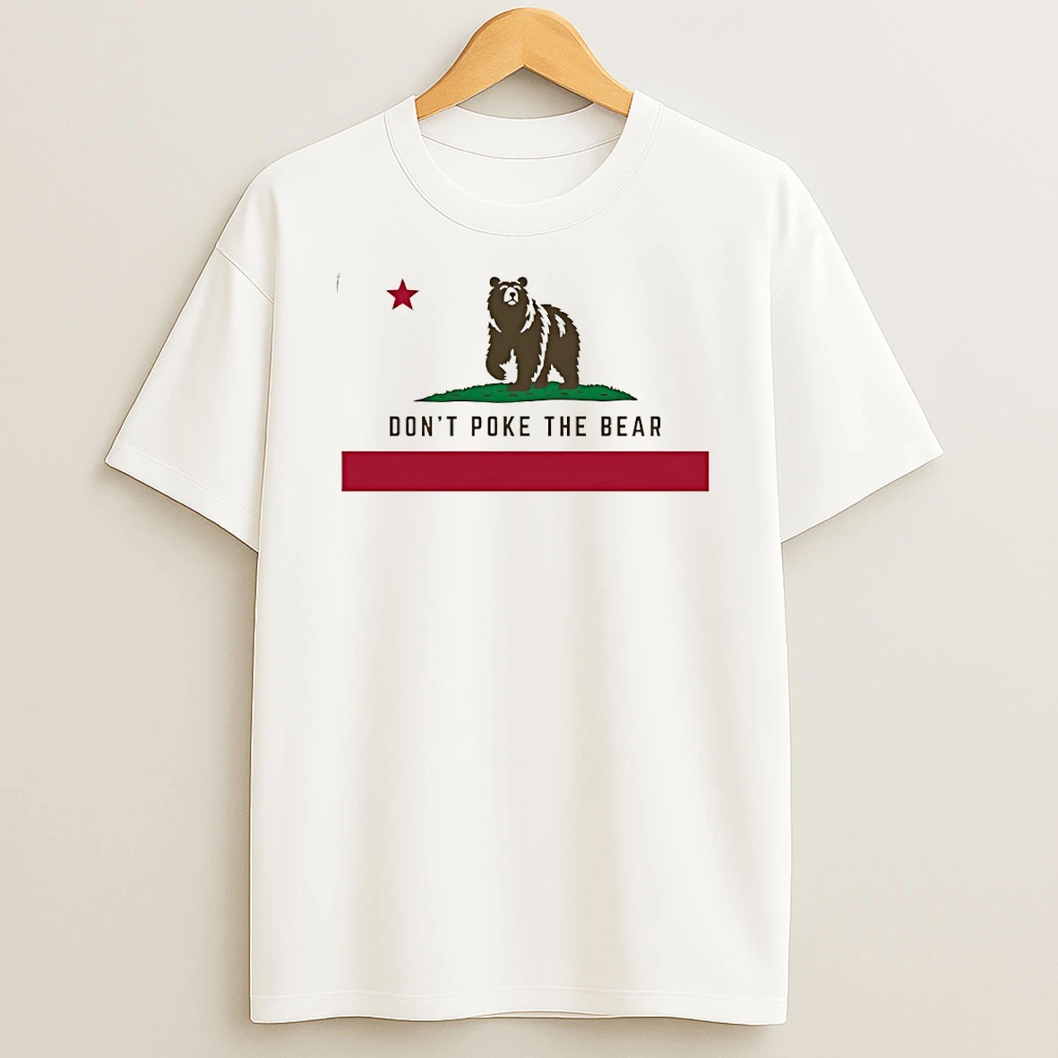 Dont Poke The Bear California Bear Flag Circle Tshirt Hoodie