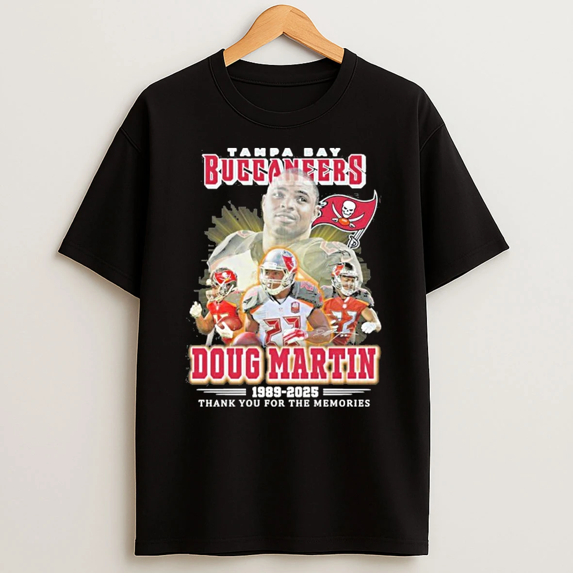 Doug Martin Tampa Bay Buccaneers 1989 2025 Thank You For The Memories Tshirt Hoodie